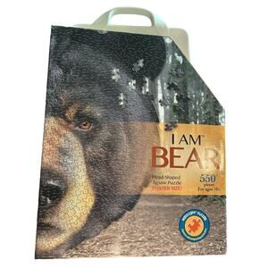 NIB Madd Capp Puzzles - I AM Bear - 550 Pieces - Jigsaw Puzzle, 27inx26in